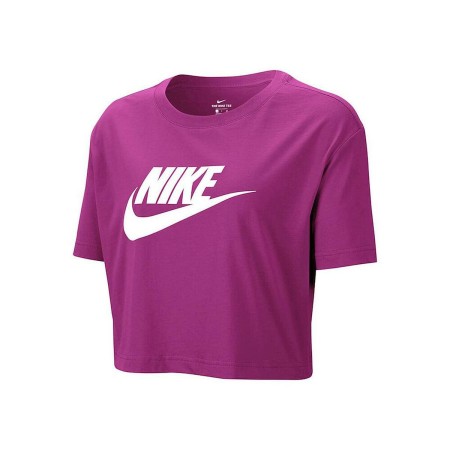 T-shirt à manches courtes femme TEE ESSNT CRP ICN FTR BV6175 Nike 610 Rose