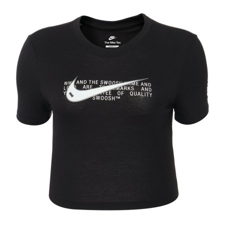 T-shirt à manches courtes femme Nike 010 Noir