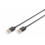 Cable USB 2.0 Digitus AK-300100-030-S Negro 3 m