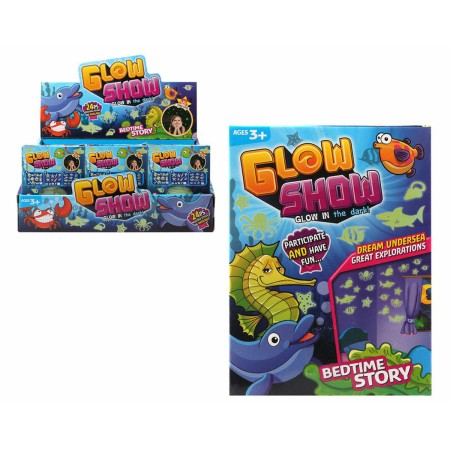 Set de pegatinas Glow Show Oceanic Animals Fluorescente