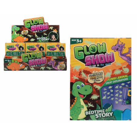 Set de pegatinas Glow Show Dinosaurs Fluorescente