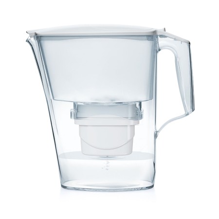 Carafe Filtrante Aqua Optima Liscia Evolve Blanc Plastique 2,5 L