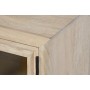Table de Nuit Home ESPRIT Naturel Verre Bois de manguier 45 x 35 x 57 cm