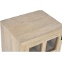 Table de Nuit Home ESPRIT Naturel Verre Bois de manguier 45 x 35 x 57 cm