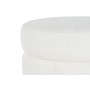 Reposapiés DKD Home Decor Blanco Madera MDF Scandi 60 x 60 x 45 cm