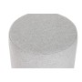 Reposapiés Home ESPRIT Gris Plateado 35 x 35 x 42 cm