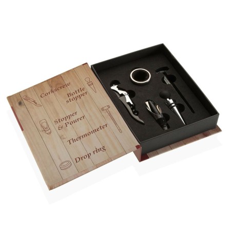 Set d'Accessoires pour Vin Versa Bois 5 x 20 x 14,5 cm