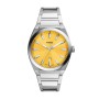 Montre Homme Fossil FS5985 Jaune Argenté