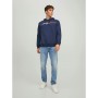 Sweat à capuche homme Jack & Jones JCOFREDERICK Marin