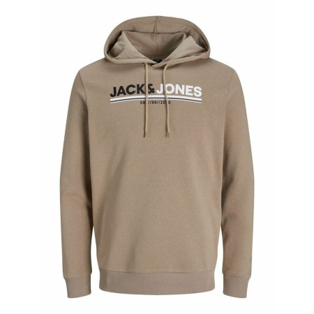 Sweat à capuche homme Jack & Jones JCOFREDERICK Beige