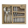 Set de Cubiertos Lou Laguiole Rustic 24 Piezas Bicolor Metal