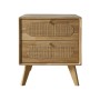 Table de Nuit DKD Home Decor Naturel Métal Caoutchouc 40 x 30 x 48 cm