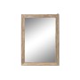 Miroir mural Home ESPRIT Naturel Teck Bois Recyclé Alpino 53 x 4 x 76 cm