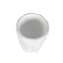 Cache-pot Home ESPRIT Blanc Fibre de Verre Ondes 35 x 35 x 71 cm