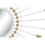 Miroir mural Home ESPRIT Blanc Doré Métal Verre 80 x 2,5 x 80 cm