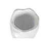 Cache-pot Home ESPRIT Blanc Fibre de Verre Ondes 38 x 38 x 81 cm