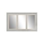 Miroir mural Home ESPRIT Blanc Gris Bois 150 x 5 x 90 cm