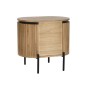 Table de Nuit Home ESPRIT Naturel Métal Bois de paulownia 60 x 43 x 57 cm
