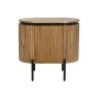 Table de Nuit Home ESPRIT Naturel Métal Bois de paulownia 60 x 43 x 57 cm