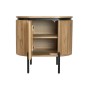 Table de Nuit Home ESPRIT Naturel Métal Bois de paulownia 60 x 43 x 57 cm