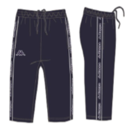 Pantalon court Kappa DENIL 311556W Noir