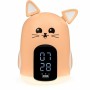 Reloj Despertador Bigben Salmón Gato