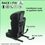 Silla para el Coche Nania RACE Cebra ISOFIX