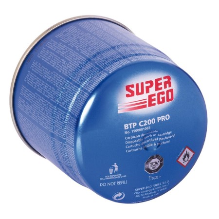 Cartouche de gaz Super Ego BTP C200 PRO 250 g 1925 ºC