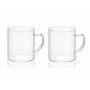 Juego de 2 Tazas Mug Andrea House ms19209 Vidrio 300 ml