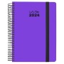 Agenda Grafoplas Neón 2024 Violet 15 x 21 cm