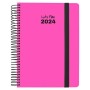 Agenda Grafoplas Neón 2024 Fucsia 15 x 21 cm