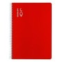 Cuaderno ESCOLOFI Din A4 50 Hojas 8 mm Rojo (5 Unidades)