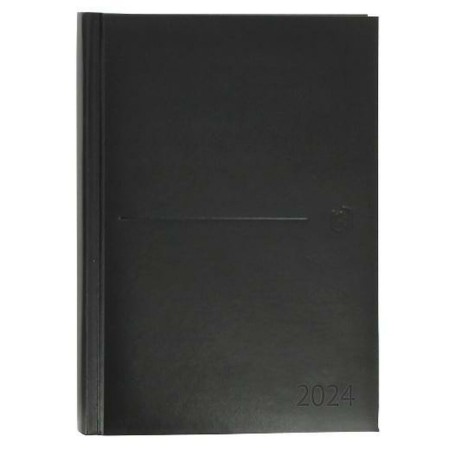 Agenda Oxford Classic 2024 Negro Catalán A5 15 x 21 cm