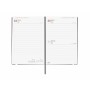 Agenda Finocam Dynamic Casual Trendy 2024 Noir Doré A5 14 x 20,4 cm