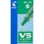 Boligrafo de tinta líquida Pilot V-5 Hi-Tecpoint Verde 0,3 mm (12 Unidades)