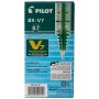 Boligrafo de tinta líquida Pilot V-7 Hi-Tecpoint Verde 0,5 mm (12 Unidades)