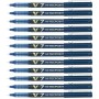 stylo à encre liquide Pilot V-7 Hi-Tecpoint Bleu 0,5 mm (12 Unités)