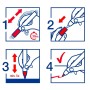 Rotulador permanente Edding 750 Metalizado Plateado (10 Unidades)
