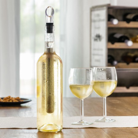 Rafraîchisseur de Vin avec Aérateur InnovaGoods Noir Acier inoxydable (Reconditionné A+)