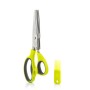 Tijeras de Cocina Multicorte 5 en 1 Fivessor InnovaGoods Amarillo Acero Inoxidable (Reacondicionado A)