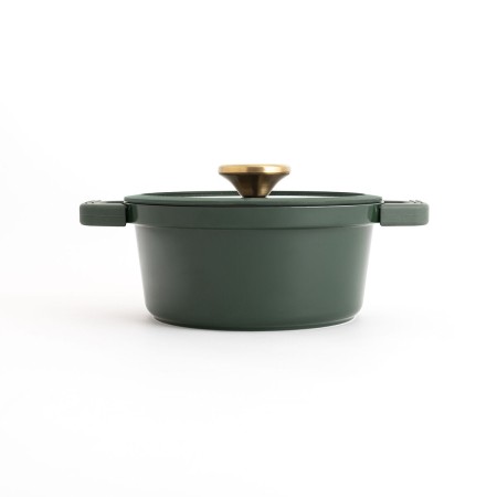 Casserole avec Couvercle Bidasoa Tiara Aluminium fondu Vert 20 cm