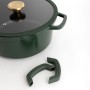 Casserole avec Couvercle Bidasoa Tiara Aluminium fondu Vert 28 cm