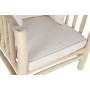 Sillón DKD Home Decor Blanco Natural Teca 80 x 77 x 71 cm