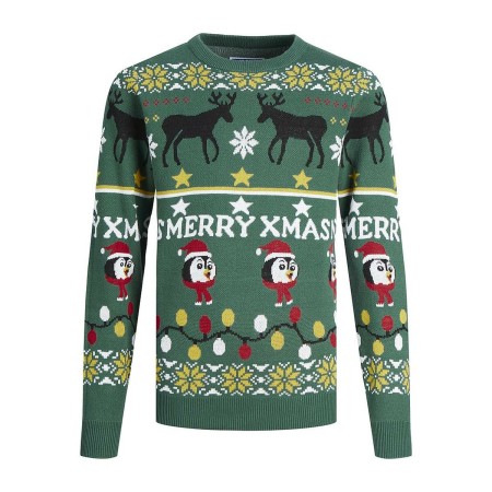 Pull unisex JORHOHO Jack & Jones 12221312 Vert