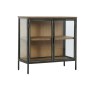 Buffet Home ESPRIT Naturel Gris foncé 90 x 40 x 90 cm