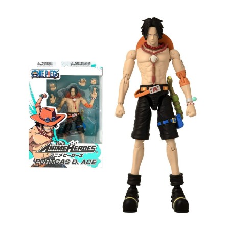 Figura de Acción One Piece Bandai Anime Heroes: Portgas D. Ace 17 cm