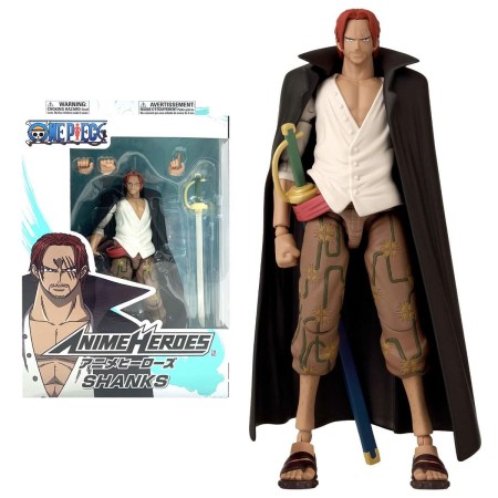 Figurine d’action One Piece Bandai Anime Heroes: Shanks 17 cm