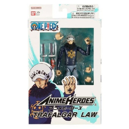 Figura de Acción One Piece Bandai Anime Heroes: Trafalgar Law 17 cm