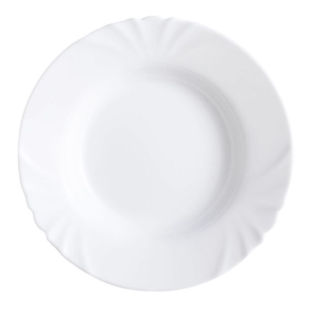 Plato Hondo Luminarc Cadix Blanco Vidrio Ø 23 cm