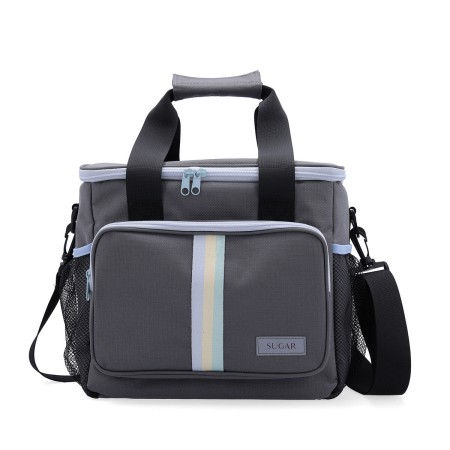 Bolsa Térmica Quid Sugar Portameriendas 15 L 28 x 22 x 26 cm Gris